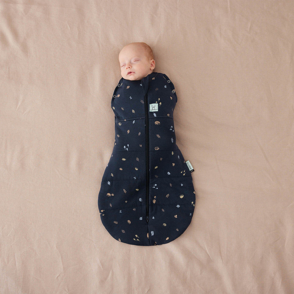 ergoPouch Organic Winter Cocoon Swaddle Sleeping Bag Hedgehog 2