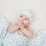 Lulujo - Bamboo Hat and Swaddle - Blueberries