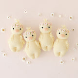 cuddle+kind - Baby Animal Collection - Baby Duckling - Floral Crown - Blush