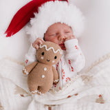 cuddle+kind - Christmas Baby Animal Collection - Baby Gingerbread - Icing White