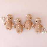 cuddle+kind - Christmas Baby Animal Collection - Baby Gingerbread - Icing White