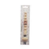Chewies&more - Silicone Pacifier Teething Clip - Bear - Navaho Cream