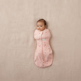 ergoPouch - Organic All Year Cocoon Swaddle Sleeping Bag - Daisies - 1.0 TOG