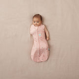 ergoPouch - Organic Summer Cocoon Swaddle Sleeping Bag - Daisies - 0.2 TOG