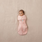 ergoPouch - Organic Summer Cocoon Swaddle Sleeping Bag - Daisies - 0.2 TOG
