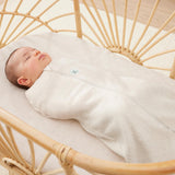 ergoPouch - Organic Summer Cocoon Swaddle Sleeping Bag - Oatmeal - 0.2 TOG