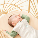 ergoPouch - Organic Summer Cocoon Swaddle Sleeping Bag - Oatmeal - 0.2 TOG