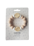 Chewies&more - Silicone Teething Bangle - Cool Leaf