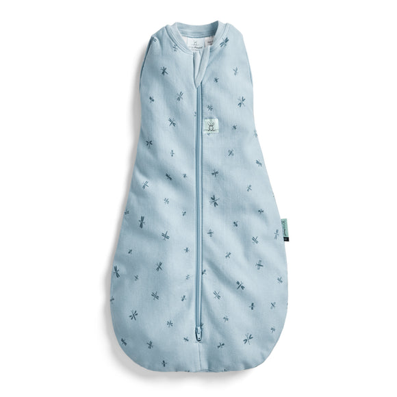 ergoPouch - Organic Summer Cocoon Swaddle Sleeping Bag - Dragonfly - 0.2 TOG