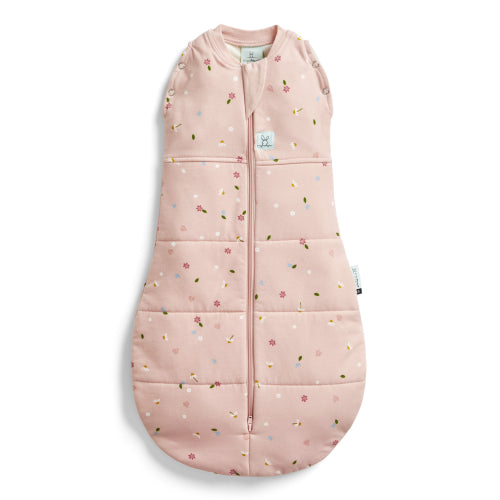 ergoPouch - Organic Winter Cocoon Swaddle Sleeping Bag - Daisies - 2.5 TOG