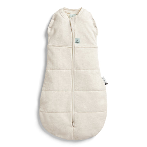 ergoPouch - Organic Winter Cocoon Swaddle Sleeping Bag - Oatmeal - 2.5 TOG