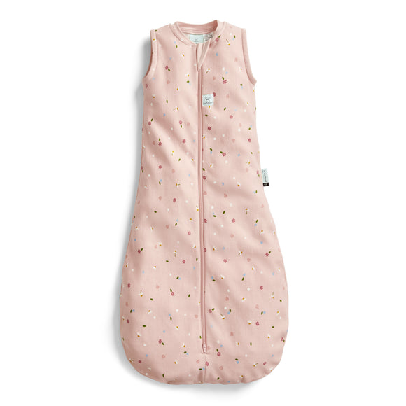 ergoPouch - Organic All Year Jersey Sleeping Bag - Daisies - 1.0 TOG