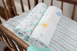 Lulujo - Large Muslin Swaddle - Dreamland