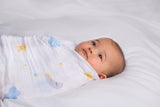 Lulujo - Large Muslin Swaddle - Dreamland