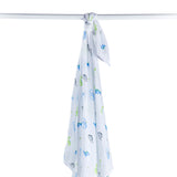 Lulujo - Large Muslin Swaddle - Prehistoric Pals