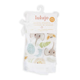 Lulujo - Muslin Security Comforter Blanket - Jungle Safari 2 Pack