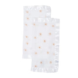 Lulujo - Muslin Security Comforter Blanket - Daisies 2 Pack