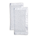 Lulujo - Muslin Security Comforter Blanket - Stars 2 Pack