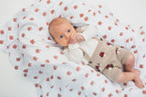 Lulujo - Muslin Swaddle - Mushroom