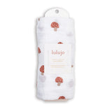 Lulujo - Muslin Swaddle - Mushroom