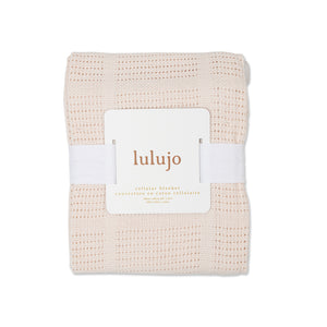 Lulujo - Cellular Blankets - Oatmeal