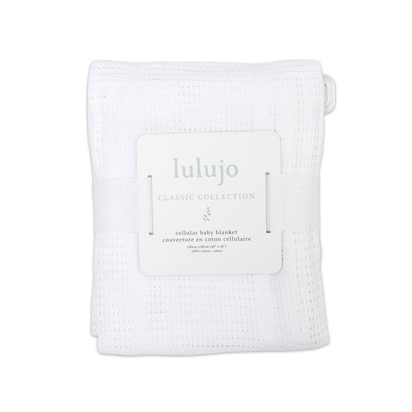 Lulujo - Cellular Blankets - White