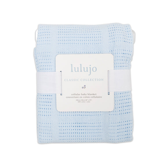 Lulujo - Cellular Blankets - Blue