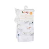 Lulujo - Muslin Security Comforter Blanket - Puppy Dog 2 Pack