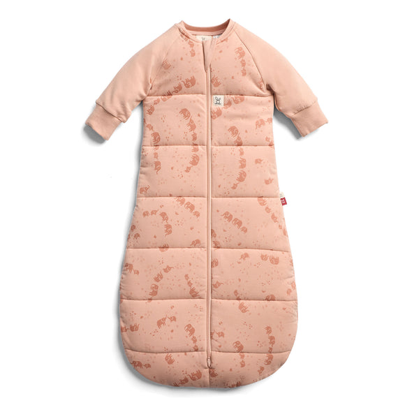 ergoPouch - Organic  Winter Jersey Sleeping Bag - Elephant Parade - 3.5 TOG