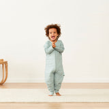 ergoPouch - Organic Winter Long Sleeved Sleep Onesie - Sage - 3.5 TOG