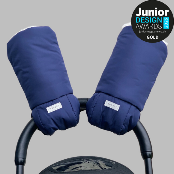 hUDOMA - Pram Gloves - Hudson Blue