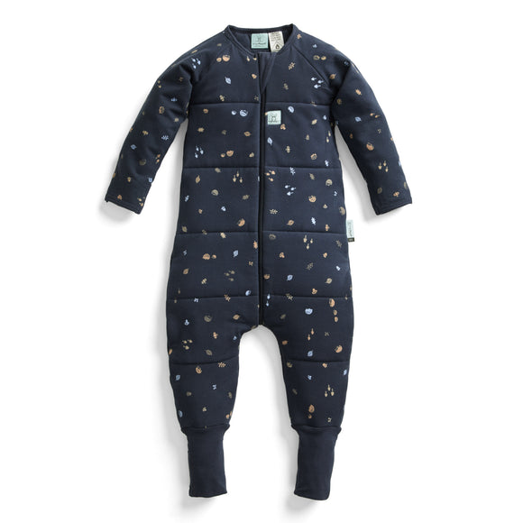 ergoPouch - Organic Winter Long Sleeved Sleep Onesie - Hedgehog - 2.5 TOG