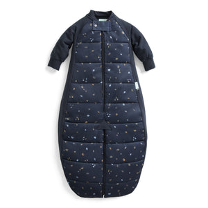 ergoPouch - Organic Winter Long Sleeved 2 in 1 Sleeping Suit Bag - Hedgehog - 2.5 TOG