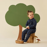 ergoPouch - Organic Winter Long Sleeved Sleep Onesie - Hedgehog - 2.5 TOG