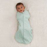 ergoPouch - Organic Summer Cocoon Swaddle Sleeping Bag - Sage - 0.2 TOG