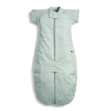 ergoPouch - Organic All Year Short Sleeved 2 in 1 Sleeping Suit Bag - Sage - 1.0 TOG