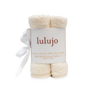 Lulujo - 4pack Organic Cotton Facecloth