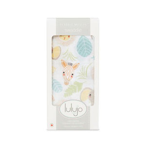 Lulujo - Large Muslin Swaddle - Jungle