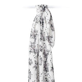 Lulujo - Bamboo Swaddle Blankets - Black Floral