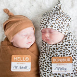 Lulujo - Bamboo Swaddle Blankets - Tan