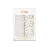 Lulujo - Cotton Swaddle - Vintage Floral & Dragonfly - 2 Pack