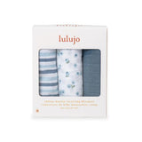 Lulujo -Mini Muslin Cloths -Minis Blueberries 3pk