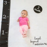 Lulujo -Single Cotton Swaddle & Cards -Loved Beyond Measure