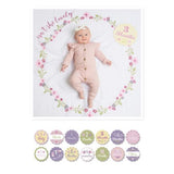 Lulujo - Single Cotton Swaddle & Cards - Isn't She Lovely