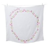 Lulujo - Single Cotton Swaddle & Cards - Isn't She Lovely