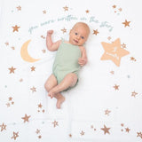 Lulujo - Single Cotton Swaddle & Cards - Written In The Stars