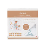 Lulujo - Single Cotton Swaddle & Cards - Written In The Stars
