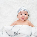 Lulujo - Bamboo Hat and Swaddle - Marble