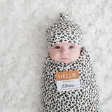 Lulujo - Bamboo Hat and Swaddle - Leopard