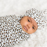 Lulujo - Bamboo Hat and Swaddle - Leopard